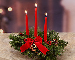 Suggestion - Classic 3 Candle Centerpiece 