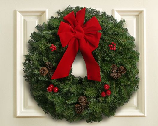 Item 5017 - Deluxe Christmas Wreath (30 inch) FREE SHIPPING