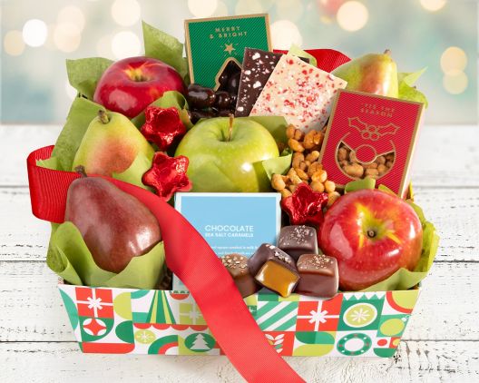 Item 5034 - Sweet Holiday Delights Fruit Gift Basket 55% Save Original Price is $ 150.00