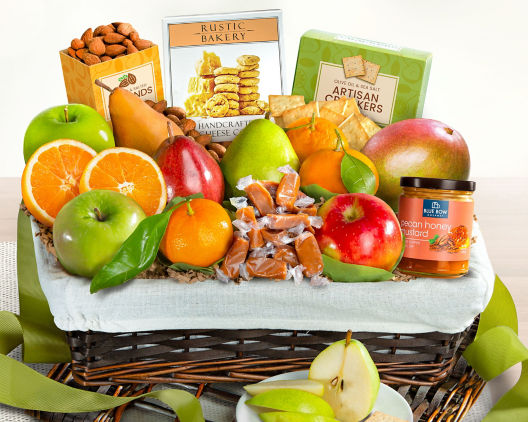 Suggestion - Deluxe Fruit and Favorites Gift Basket  Original Price is $225.00