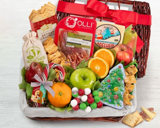 Item 5070 - Ultimate Fruit, Cheese and Sweets Holiday Tidings FREE SHIPPING 50% Save Original Price is $ 295