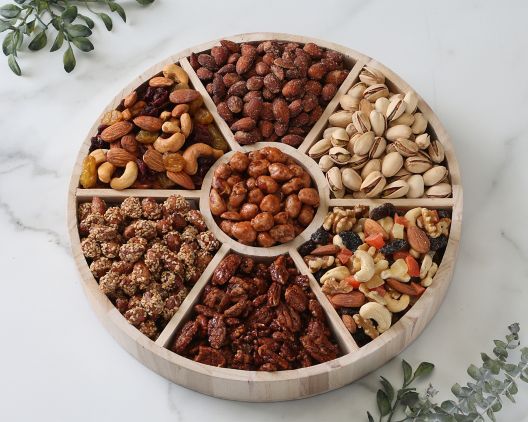 Ultimate Nut Collection Gift Tray at Wine Country Gift Baskets