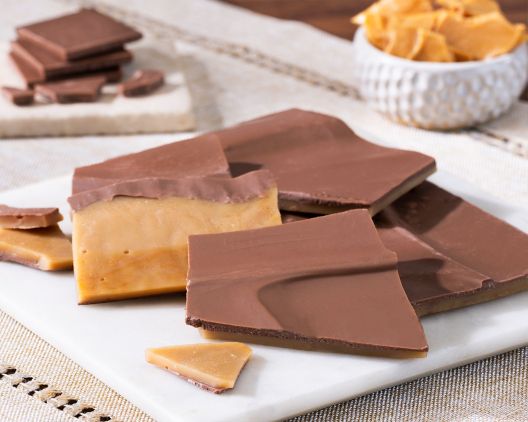 Item 5126 - Milk Chocolate Toffee Crunch Bark - Nut Free FREE SHIPPING 20% Save Original Price is $ 49.95