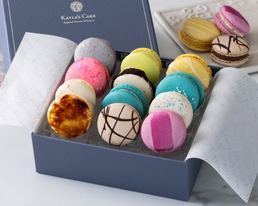 Item 5184 - Kayla's Bakery Premium Box of 12 Macarons FREE SHIPPING 8% Save Original Price is $ 59.95