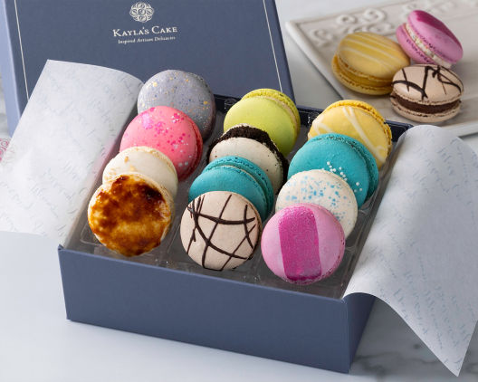 Suggestion - Kayla's Bakery Premium Box of 12 Macarons  Original Price is $64.95