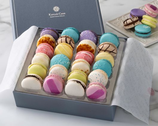 Item 5185 - Kayla's Bakery Premium Box of 24 Macarons FREE SHIPPING 10% Save Original Price is $ 99.95