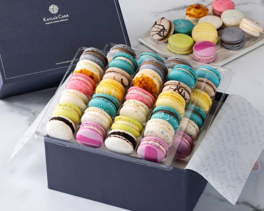 Item 5186 - Kayla's Bakery Premium Box of 48 Macarons FREE SHIPPING