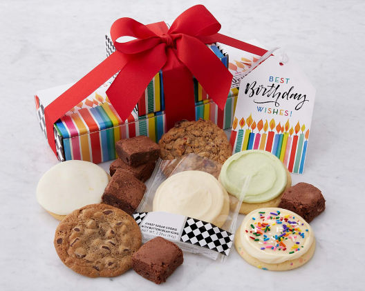 Suggestion - Birthday Wishes Gift Stack - Cookies and Brownies 