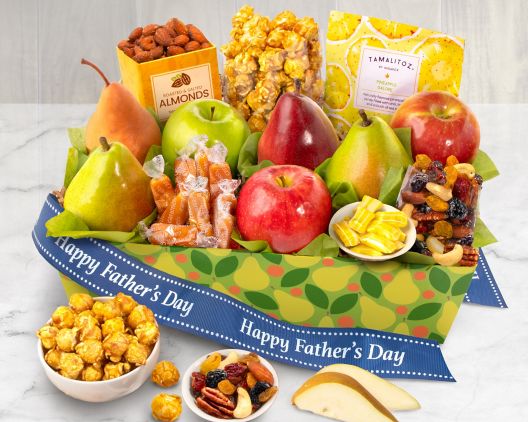 Item 5297 - Father's Day Orchard Fruit and Gourmet Basket FREE SHIPPING