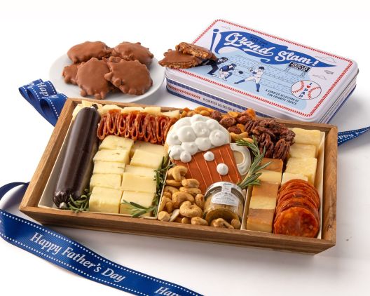 Item 5301 - Father's Day Charcuterie Tray and Pecan Cluster FREE SHIPPING