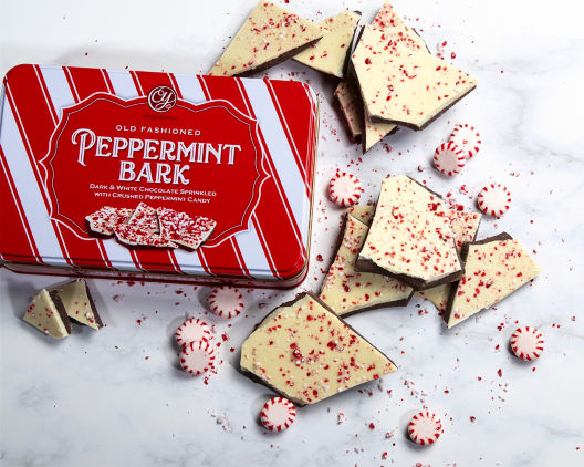 Suggestion - Dark and White Chocolate Peppermint Bark - 1 lb 