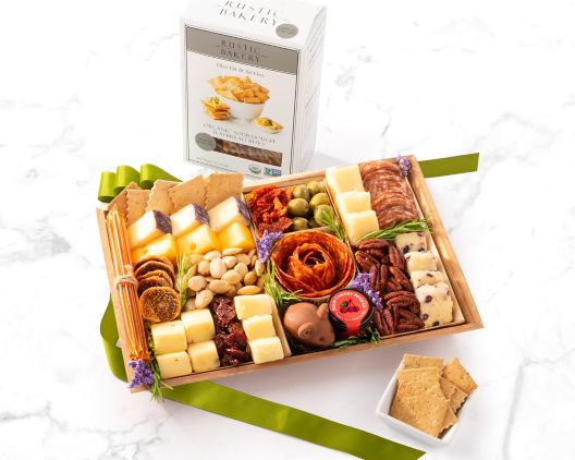 Item 5329 - Charcuterie Deluxe Meat and Cheese Board FREE SHIPPING 31% Save Original Price is $ 225