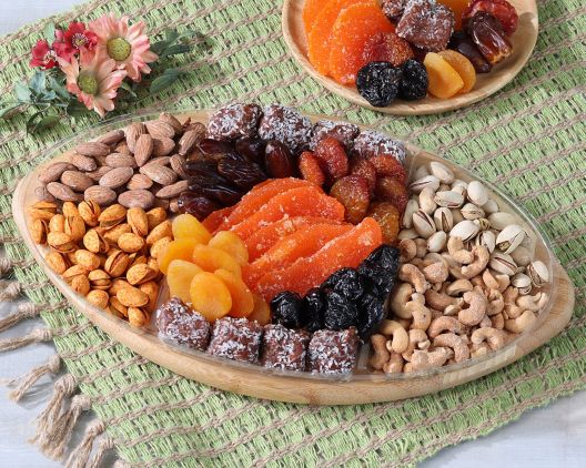 Item 5337 - Dried Fruit & Nuts Football Bamboo Cutting Board FREE SHIPPING 20% Save Original Price is $ 99.95