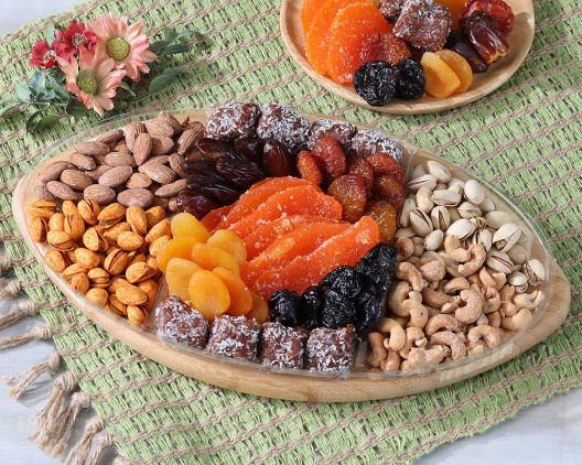 Suggestion - Dried Fruit & Nuts Football Bamboo Cutting Board  Original Price is $99.95