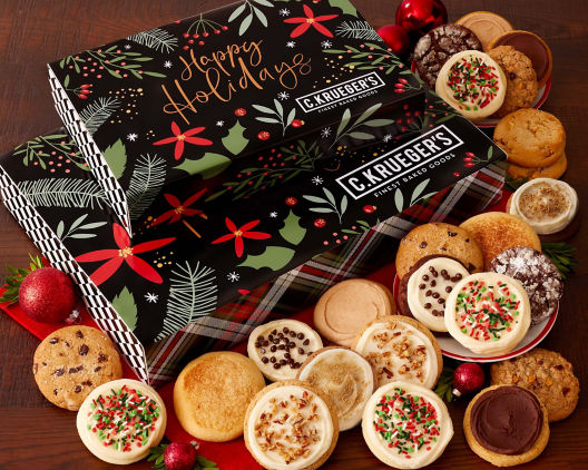 Suggestion - Winterberry Happy Holidays Cookie Gift Boxes  Original Price is $115