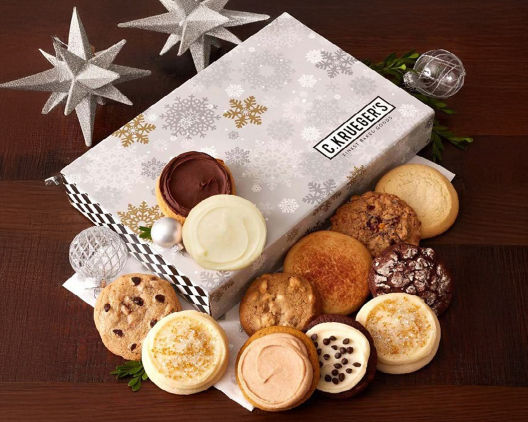 Suggestion - Silver & Gold Snowflake Cookie Gift Box - 36 ct  Original Price is $225.00
