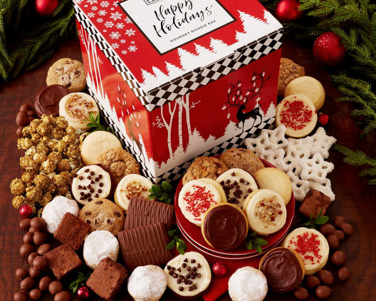 Suggestion - Winter Deer Gourmet Goodie Box - Cookies & Snacks  Original Price is $175