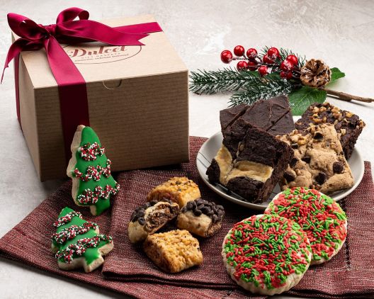 Item 5379 - Classic Holiday Festive Kraft Box FREE SHIPPING