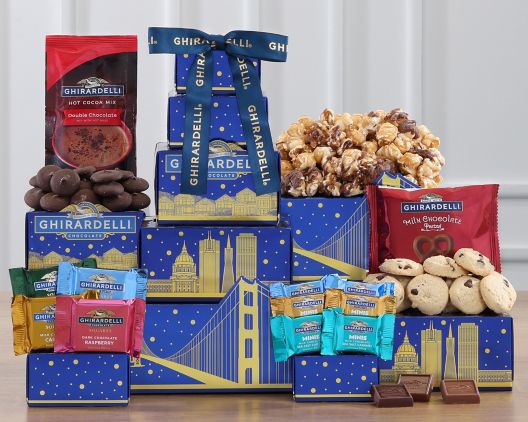 Ghirardelli Chocolate Gift Baskets at Wine Country Gift Baskets