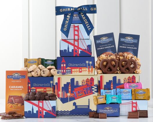 Item 543 - Deluxe Ghirardelli Chocolate Tower FREE SHIPPING