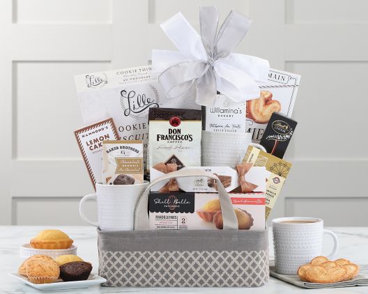 Item 555 - Coffee and Tea Gift Basket FREE SHIPPING 20% Save Original Price is $ 64.95