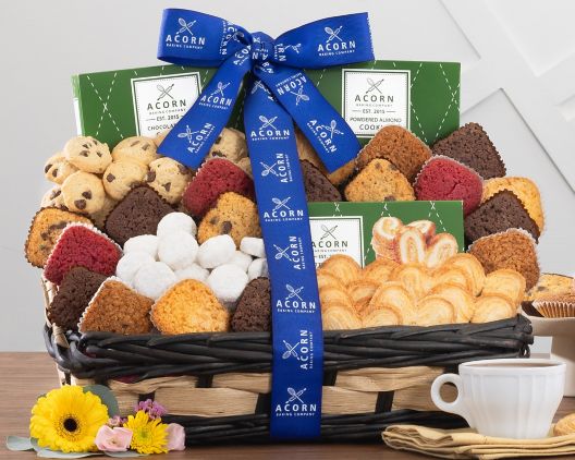 Item 563 - Fresh Baked Cake and Brownie Gift Basket FREE SHIPPING