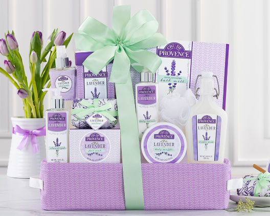 Suggestion - Lavender Spa Experience Gift Basket 