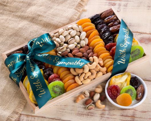 Item 5999 - With Sympathy - Dried Fruit and Nut Collection FREE SHIPPING
