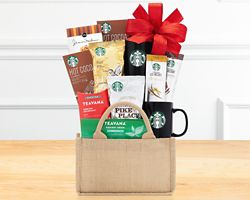 Starbucks Coffee and Tazo Tea Collection Gift Basket