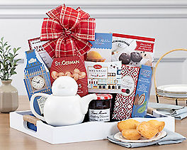 Suggestion - Tea and Snacks Gift Basket 