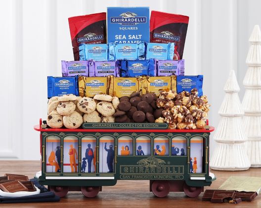 Item 645 - Ghirardelli Exclusive Cable Car Chocolate Gift FREE SHIPPING 5% Save Original Price is $ 185