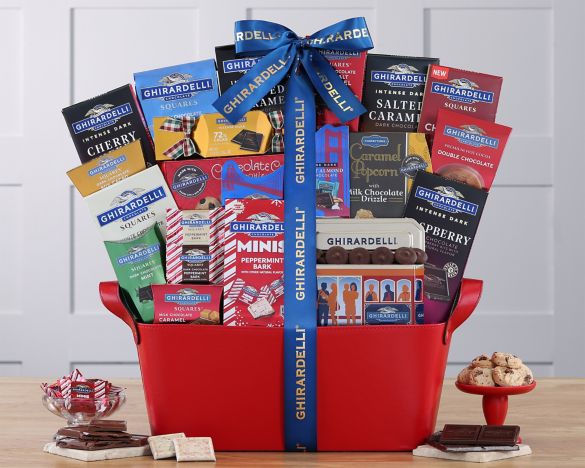 Image result for Ultimate Ghirardelli Gift Collection Gift Basket