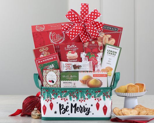 Item 667 - Be Merry Holiday Gift Basket FREE SHIPPING 15% Save Original Price is $ 74.95