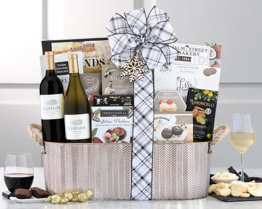 Suggestion - Cliffside Cabernet and Chardonnay Wine Basket 
