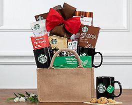 Suggestion - Starbucks Coffee and Teavana Tea Gift Basket  Original Price is $69.95