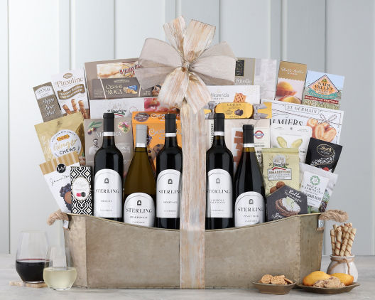 Suggestion - Sterling Vineyards California Wine Basket  Original Price is $335