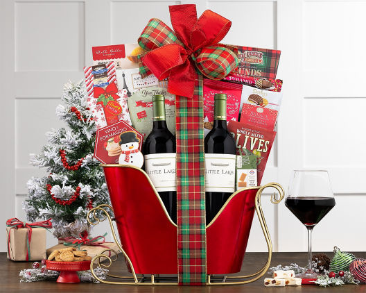 Suggestion - Little Lakes Cellars Red Wine Holiday Sleigh 