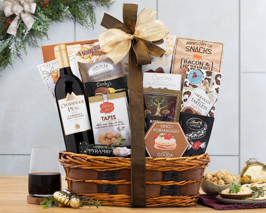 Crossridge Peak Cabernet Bon Appetit Gift Basket - Wine Country Gift ...