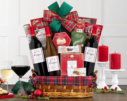 Suggestion - Kiarna Holiday Trio Wine Basket 