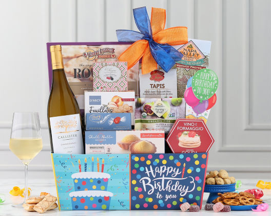 Suggestion - Edenbrook Chardonnay Birthday Wine Basket 