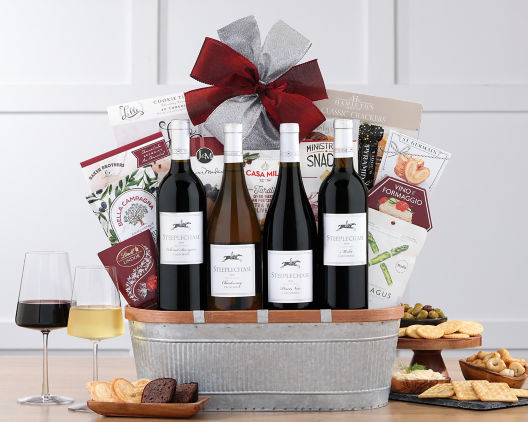 California Sierra Grandeur Wine Gift Basket –