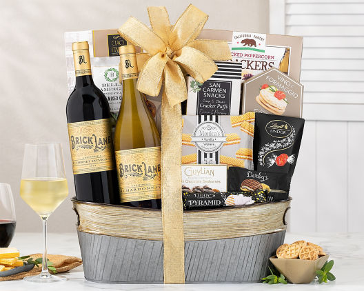 California Sierra Grandeur Wine Gift Basket –