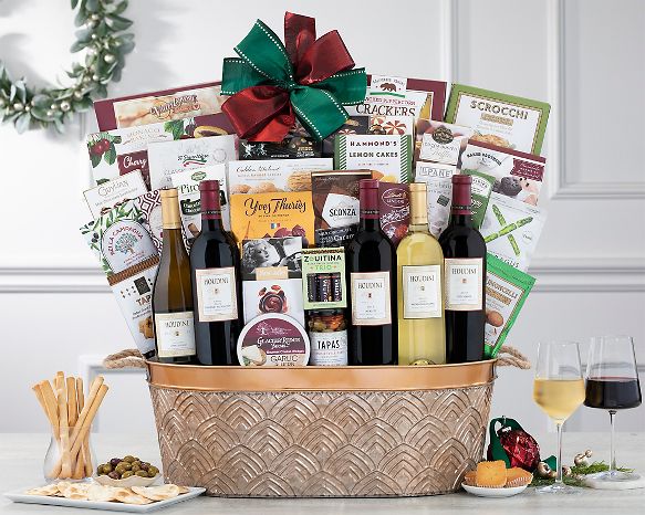 Houdini Napa Valley Collection Gift Basket At Wine Country Baskets