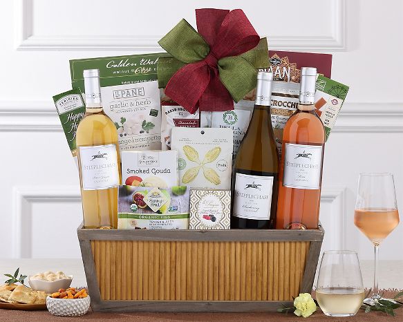Steeplechase California White Wine and Rose Trio Gift