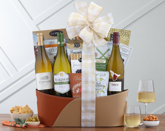 Suggestion - California Chardonnay Trio Wine Basket 
