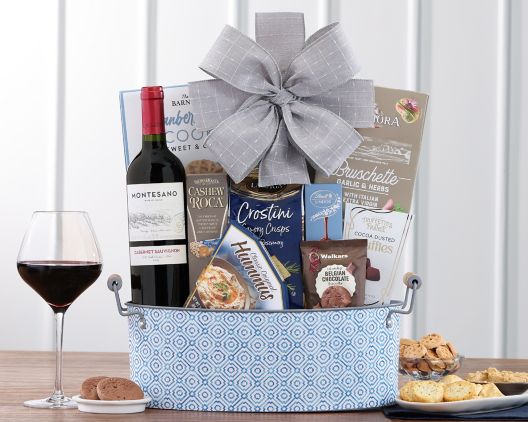 Item 810 - Montesano Cabernet Kosher Wine Basket FREE SHIPPING 10% Save Original Price is $ 89.95