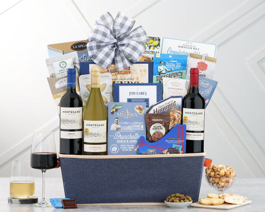 Suggestion - Kosher Trio Wine Basket  Original Price is $165