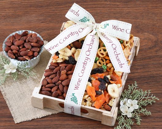 Item 834 - Wine Country Orchards Mixed Nut Gift Tray FREE SHIPPING 3% Save Original Price is $ 59.95
