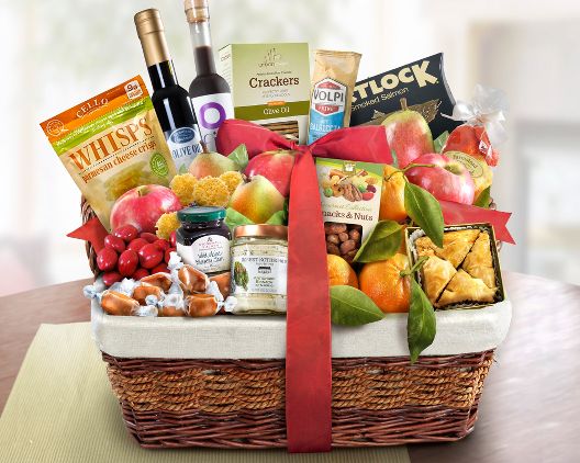 ULTIMATE FRESH FRUIT SWEET - SAVORY SELECTION GIFT BASKETS