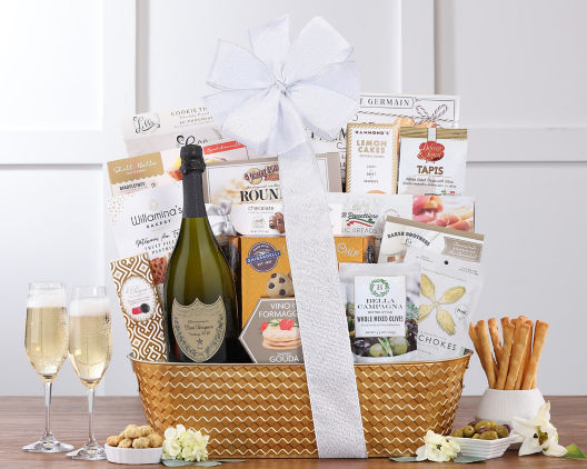 Houdini Blanc de Blanc Champagne Collection Gift Basket Wine